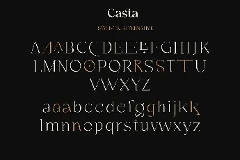 Casta Display Typeface font