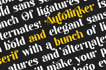 Autolinker font