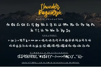 Thunder Ragnarok - Personal Use font