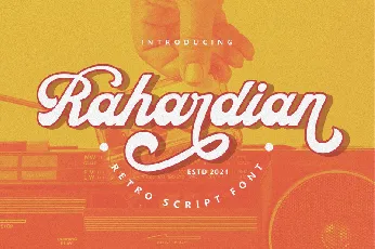 Rahardian font