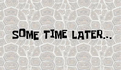 Some Time Later font