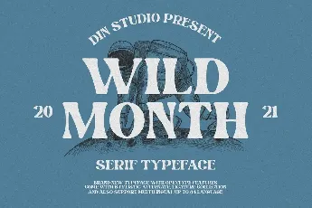 Wild Month font