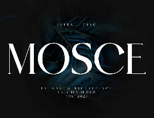 Mosce font