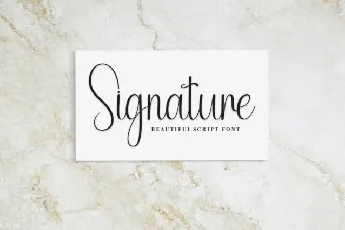 Calligraphy Script font