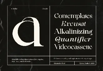 Ainsley Latinesed font