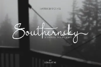 Southernsky Handwritten font