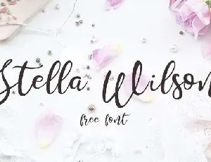 Stella Wilson font