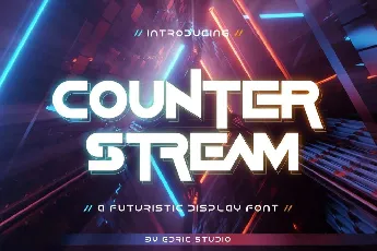 Counter Stream font