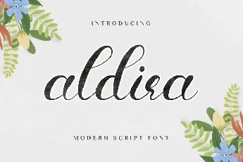 Aldira Demo font