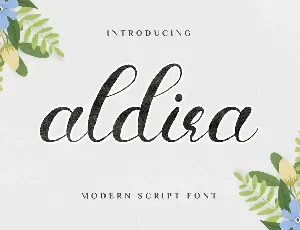 Aldira Demo font