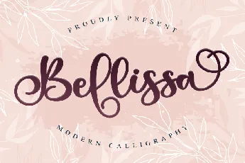 Bellissa - Personal Use font