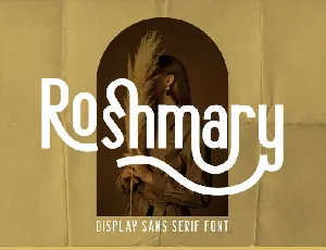 Roshmary font