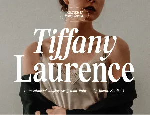 Tiffany Laurence font