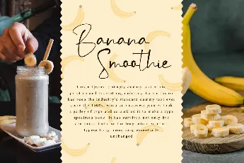 Banana Coronet Demo font