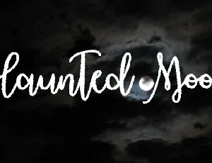 Haunted Moon font