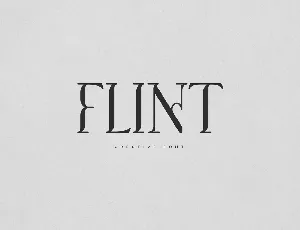 Flint font