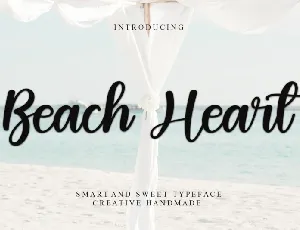 Beach Heart Typeface font