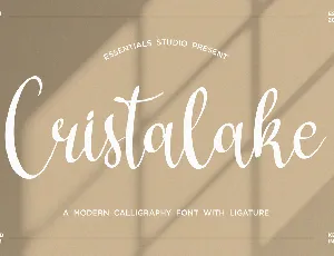 Cristalake font