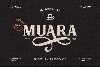 MUARA Typeface font