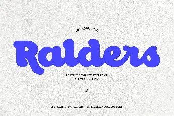 Ralders font