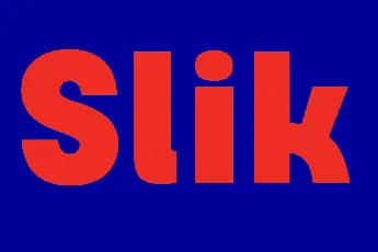 Slik font