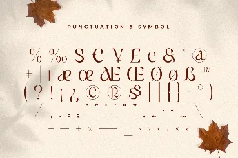 SS Autumn font