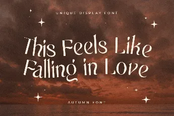 SS Autumn font