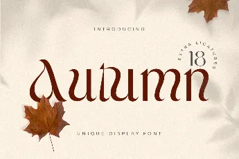 SS Autumn font