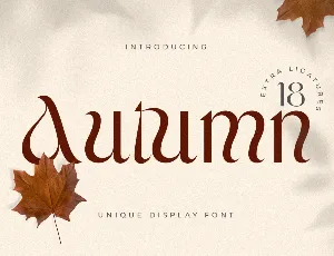 SS Autumn font