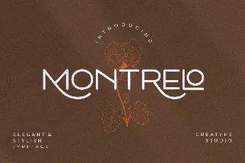 Montrelo font