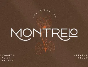 Montrelo font