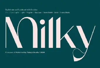 TBJ Milky font