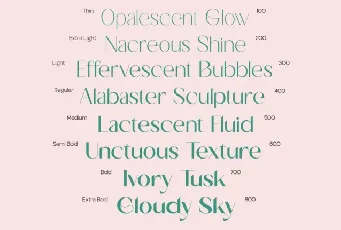 TBJ Milky font