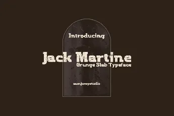 Jack Martine font