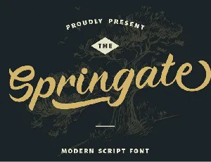 Springate font