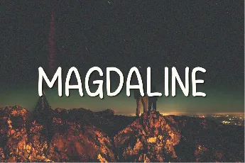 Magdaline font