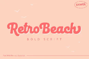 Retro Beach font