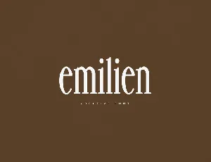 Emilien font