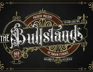 Bull Stand font