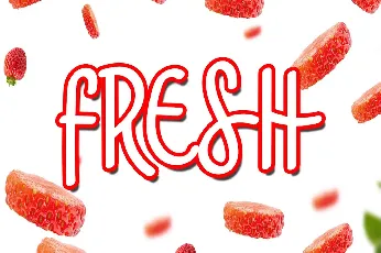 Strawberry font