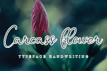 Carcass Flower font