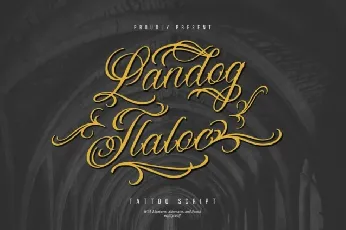 Landog Tlaloc font