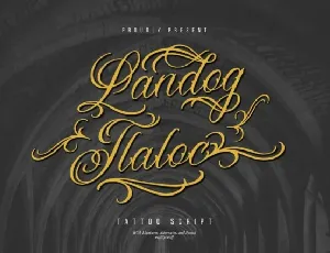 Landog Tlaloc font