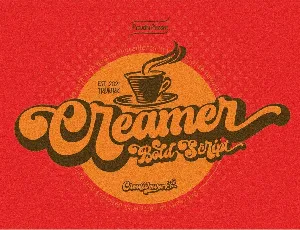 Creamer font