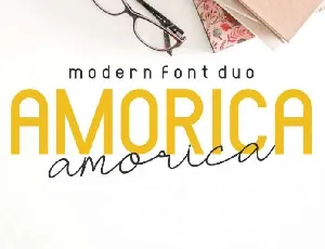 AMORICA Duo Free font