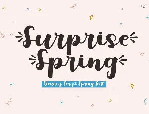 Surprise Spring font