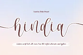 hindia font