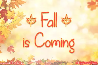 Fall is Coming font