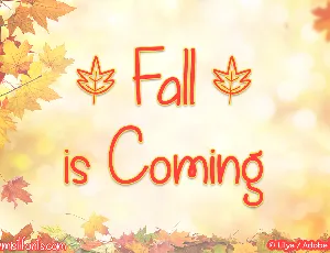 Fall is Coming font