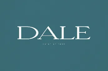 Dale font